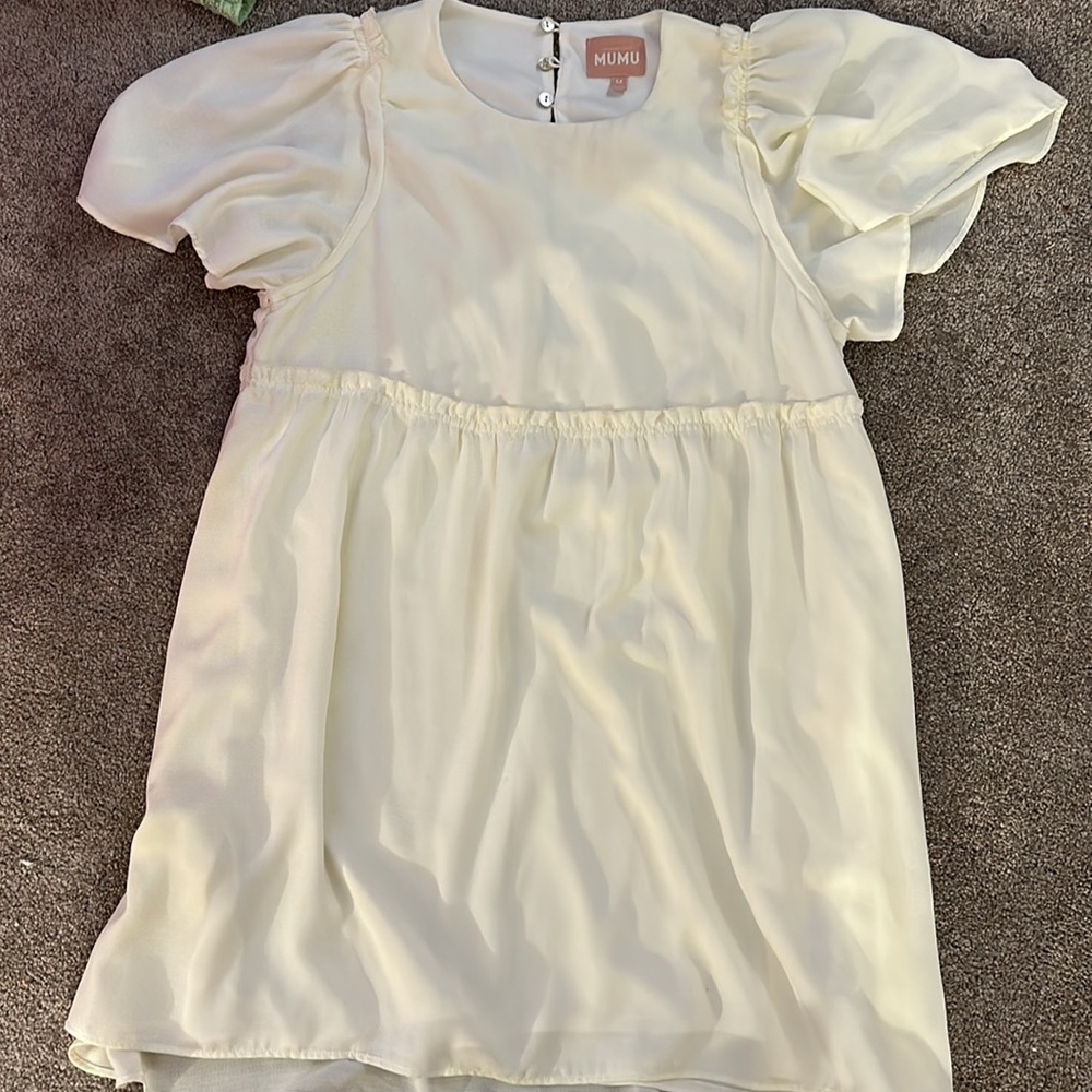 Show Me Your MuMu Cream Dress